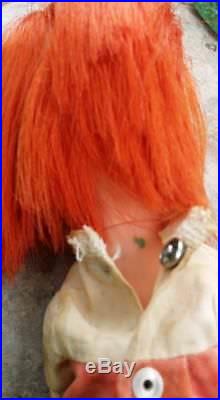 Vintage Kamar BIG EYES jones doll redhead gigi 1968 Japan