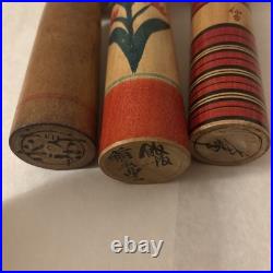 Vintage Kokeshi Doll Lot. 12 Old Pieces Traditional Japanese Art Collectibles