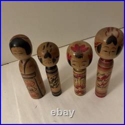 Vintage Kokeshi Doll Lot. 27 Old Pieces Traditional Japanese Art Collectibles