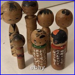Vintage Kokeshi Doll Lot. 27 Old Pieces Traditional Japanese Art Collectibles