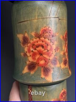 Vintage Kokeshi Wooden Doll Signed By Japanese Artist