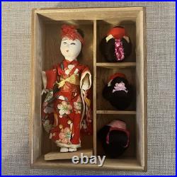 Vintage Kyugetsu Co. (Tokyo) Geisha Doll with Wigs & Original Box