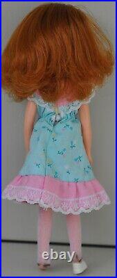 Vintage LICCA-CHAN Doll 1st or 2nd generation Red Hair TAKARA Japan VGUC