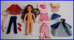 Vintage LOT 1965 Mattel Tutti 6 Doll with Clothes Outfits 1960s Japan Vintage LOT 1965 Mattel Tutti 6 Doll with Clothes Outfits 1960s Japan
