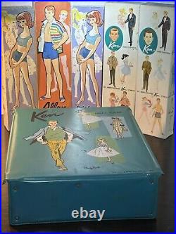 Vintage LOT OF Allan, 3 Ken, 2 Midge, Ken Carrying Case, Doll Clothes