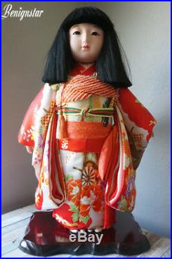 Vintage Large Japanese Ichimatsu Doll