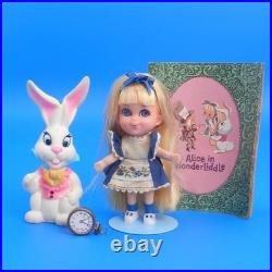Vintage Liddle Kiddles ALICE in WONDERLIDDLE Wonderland Doll Set Mattel 1960s