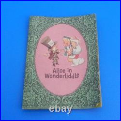Vintage Liddle Kiddles ALICE in WONDERLIDDLE Wonderland Doll Set Mattel 1960s