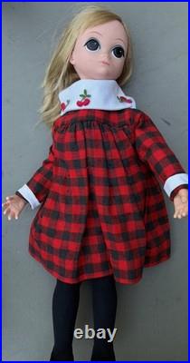 Vintage Lonely Lisa 20 Big Eyed Doll by Royal Doll Co. 1964 3-1 Cherries Colar