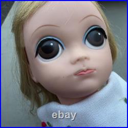 Vintage Lonely Lisa 20 Big Eyed Doll by Royal Doll Co. 1964 3-1 Cherries Colar