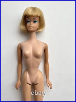 Vintage Long Hair American Girl Platinum Blonde Barbie Doll, Japan 1960s, LOOK