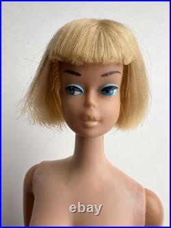 Vintage Long Hair American Girl Platinum Blonde Barbie Doll, Japan 1960s, LOOK