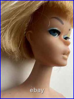 Vintage Long Hair American Girl Platinum Blonde Barbie Doll, Japan 1960s, LOOK