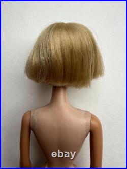 Vintage Long Hair American Girl Platinum Blonde Barbie Doll, Japan 1960s, LOOK