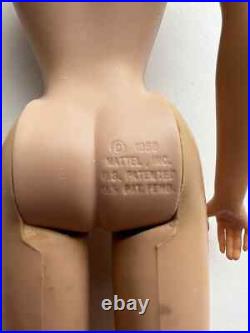 Vintage Long Hair American Girl Platinum Blonde Barbie Doll, Japan 1960s, LOOK