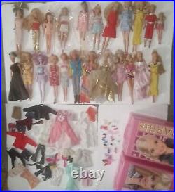 Vintage Lot Of 23 Barbie Dolls +MISC. 1960's -90's. 1966 TNT Japan with Lashes