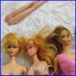 Vintage Lot Of Barbies And Other Dolls MARLO For Parts As Is