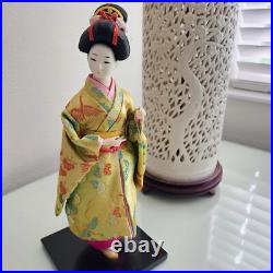 Vintage Lot of (4) Sukiyo Japanese Geisha Collectable Display Dolls 12-16 Tall Vintage Lot of (4) Sukiyo Japanese Geisha Collectable Display Dolls 12-16 Tall