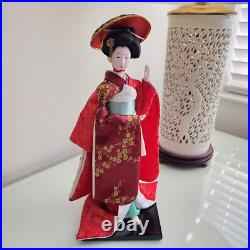 Vintage Lot of (4) Sukiyo Japanese Geisha Collectable Display Dolls 12-16 Tall Vintage Lot of (4) Sukiyo Japanese Geisha Collectable Display Dolls 12-16 Tall