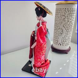 Vintage Lot of (4) Sukiyo Japanese Geisha Collectable Display Dolls 12-16 Tall Vintage Lot of (4) Sukiyo Japanese Geisha Collectable Display Dolls 12-16 Tall