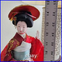 Vintage Lot of (4) Sukiyo Japanese Geisha Collectable Display Dolls 12-16 Tall Vintage Lot of (4) Sukiyo Japanese Geisha Collectable Display Dolls 12-16 Tall
