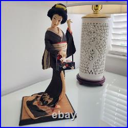 Vintage Lot of (4) Sukiyo Japanese Geisha Collectable Display Dolls 12-16 Tall Vintage Lot of (4) Sukiyo Japanese Geisha Collectable Display Dolls 12-16 Tall