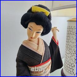 Vintage Lot of (4) Sukiyo Japanese Geisha Collectable Display Dolls 12-16 Tall Vintage Lot of (4) Sukiyo Japanese Geisha Collectable Display Dolls 12-16 Tall