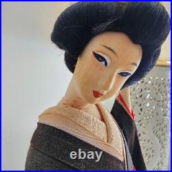 Vintage Lot of (4) Sukiyo Japanese Geisha Collectable Display Dolls 12-16 Tall Vintage Lot of (4) Sukiyo Japanese Geisha Collectable Display Dolls 12-16 Tall