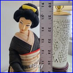 Vintage Lot of (4) Sukiyo Japanese Geisha Collectable Display Dolls 12-16 Tall Vintage Lot of (4) Sukiyo Japanese Geisha Collectable Display Dolls 12-16 Tall