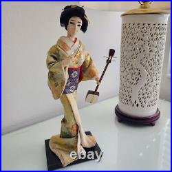 Vintage Lot of (4) Sukiyo Japanese Geisha Collectable Display Dolls 12-16 Tall Vintage Lot of (4) Sukiyo Japanese Geisha Collectable Display Dolls 12-16 Tall