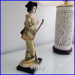 Vintage Lot of (4) Sukiyo Japanese Geisha Collectable Display Dolls 12-16 Tall Vintage Lot of (4) Sukiyo Japanese Geisha Collectable Display Dolls 12-16 Tall