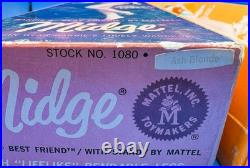 Vintage MIDGE Doll ASH BLONDE BENDABLE LEG ORIG BOX ACCESSORIES 1965 EXC BARBIE