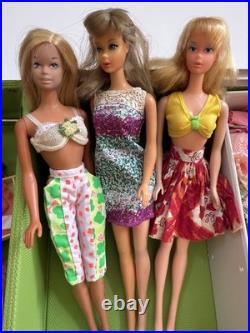 Vintage MOD Barbie Case with Dolls, Ken, Clothes, Accessories, TLC, PLEASE READ