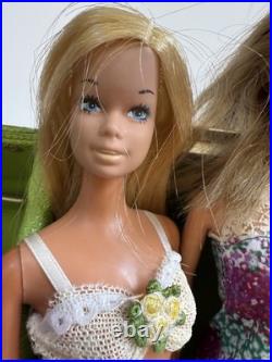 Vintage MOD Barbie Case with Dolls, Ken, Clothes, Accessories, TLC, PLEASE READ