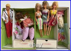 Vintage MOD Barbie Case with Dolls, Ken, Clothes, Accessories, TLC, PLEASE READ