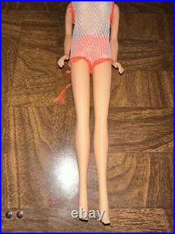 Vintage MOD TNT Barbie Doll Twist and Turn Waist Brunette Japan Swimsuit