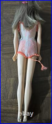 Vintage MOD TNT Barbie Doll Twist and Turn Waist Brunette Japan Swimsuit
