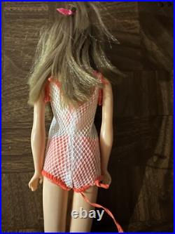 Vintage MOD TNT Barbie Doll Twist and Turn Waist Brunette Japan Swimsuit