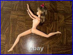 Vintage MOD TNT Barbie Doll Twist and Turn Waist Brunette Japan Swimsuit
