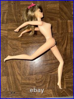 Vintage MOD TNT Barbie Doll Twist and Turn Waist Brunette Japan Swimsuit