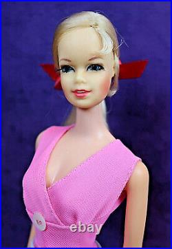 Vintage MOD TNT Platinum STACEY Barbie Friend EXC Great Hair Lashes Org SS BIN