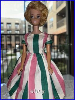 Vintage Marked 1958 Barbie Doll White Ginger Bubblecut #850 Excellent