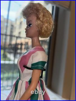Vintage Marked 1958 Barbie Doll White Ginger Bubblecut #850 Excellent