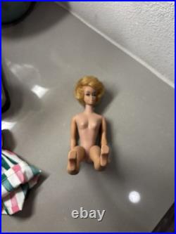 Vintage Marked 1958 Barbie Doll White Ginger Bubblecut #850 Excellent