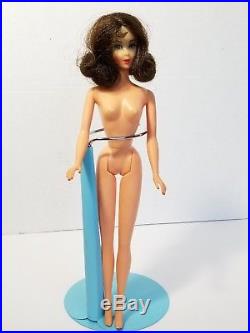 Vintage Marlo Flip TNT Barbie Doll, Brunette, Japan 1966 #1160
