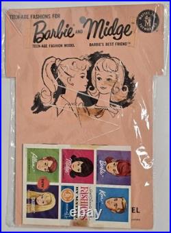 Vintage Mattel 1964 Barbie & Midge Costume Completers Pak NRFP