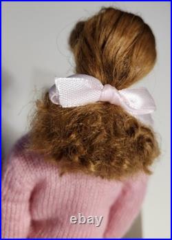 Vintage Mattel #6 Ponytail Barbie In 1963 Dressed Doll Box Knitting Pretty #957