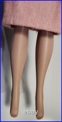 Vintage Mattel #6 Ponytail Barbie In 1963 Dressed Doll Box Knitting Pretty #957