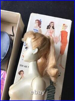 Vintage Mattel Barbie Doll #3 Ponytail Swimsuit Japan