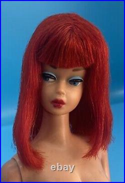 Vintage Mattel Barbie Doll Wig Ruby Red Color Magic Long American Girl Style